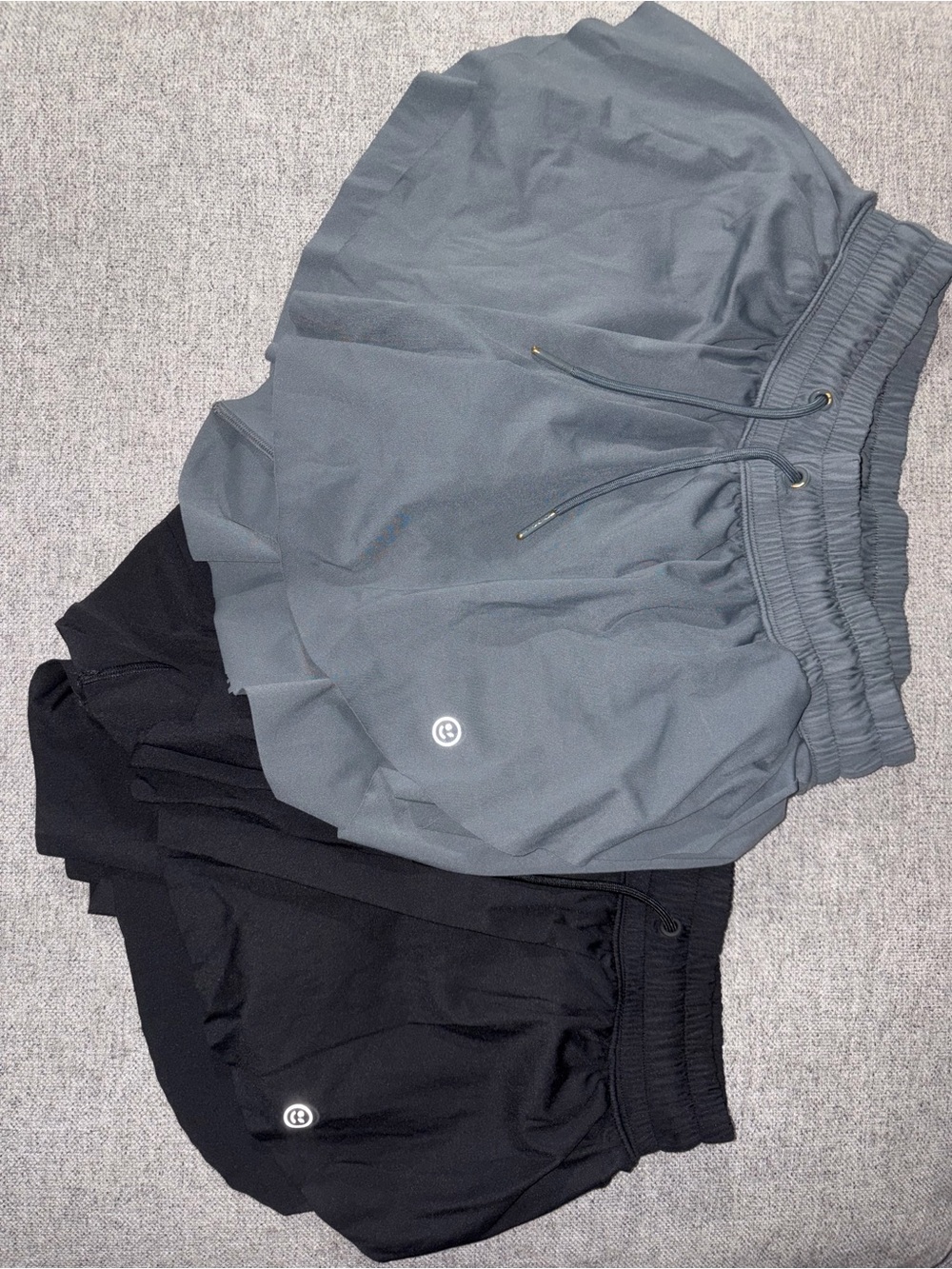 Gilly Hicks Men's Athletic Shorts in Gray and Black